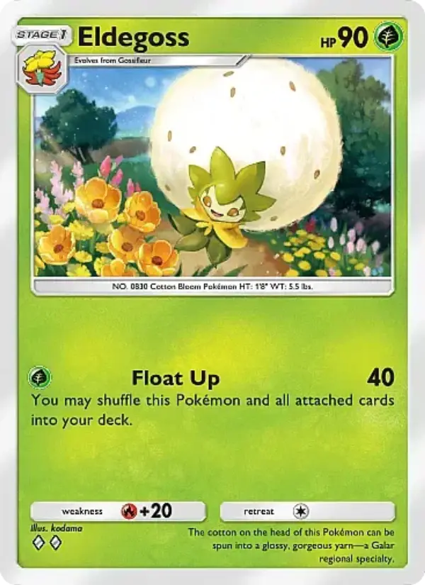 Eldegoss — Fantastical Parade card #016