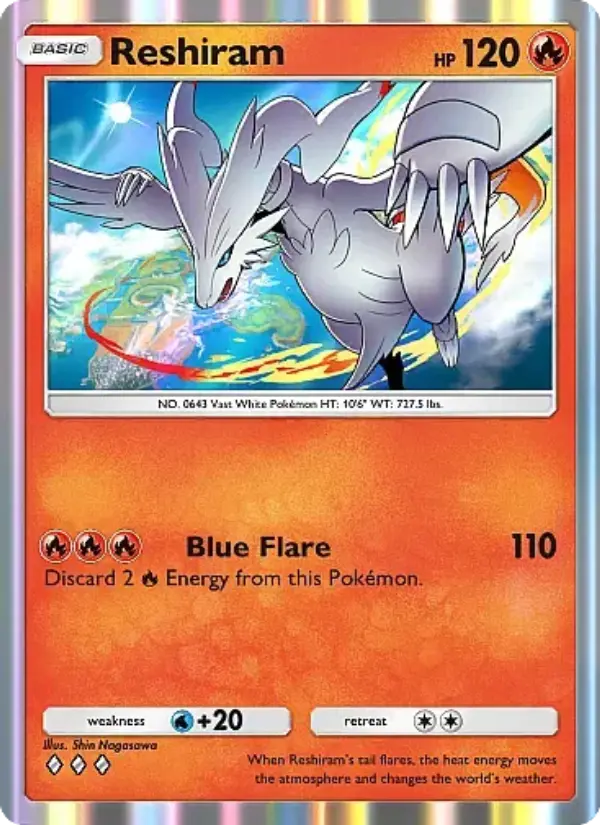Reshiram — Fantastical Parade card #019
