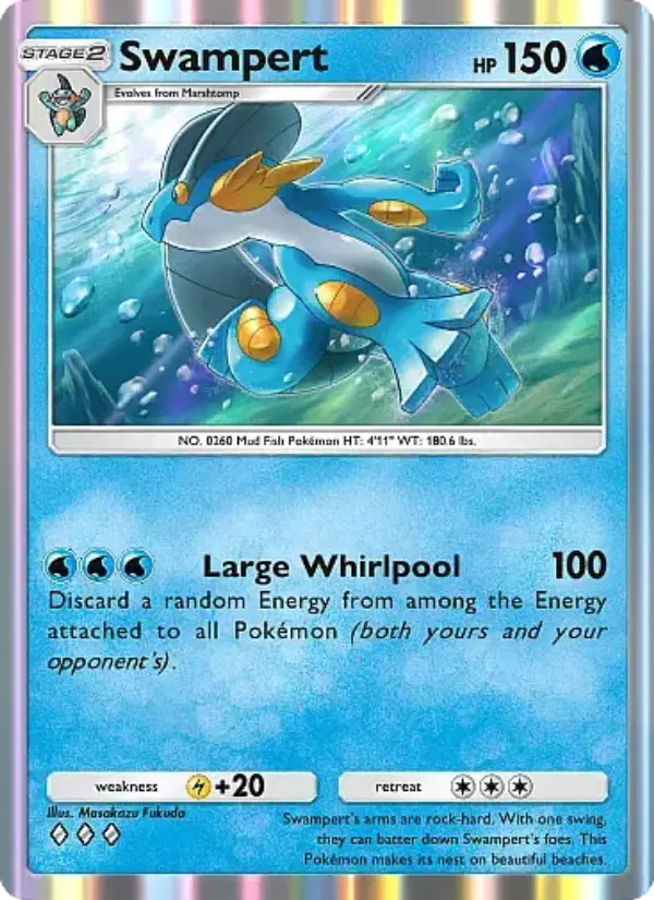 Swampert — Fantastical Parade card #035