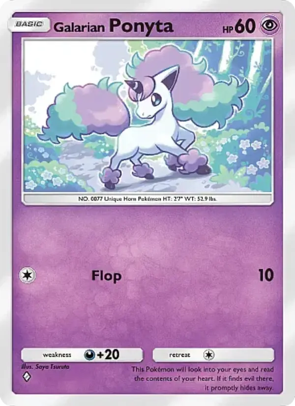 Galarian Ponyta — Fantastical Parade card #058