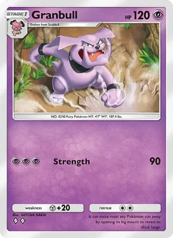 Granbull — Fantastical Parade card #062