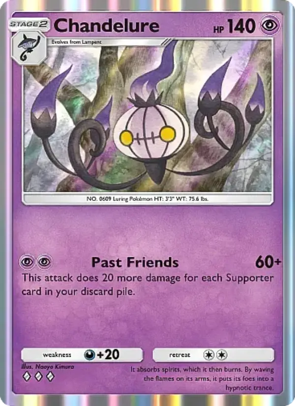 Chandelure — Fantastical Parade card #069