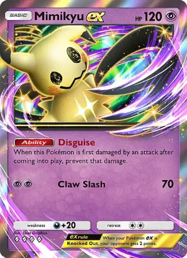 Mimikyu ex — Fantastical Parade card #073