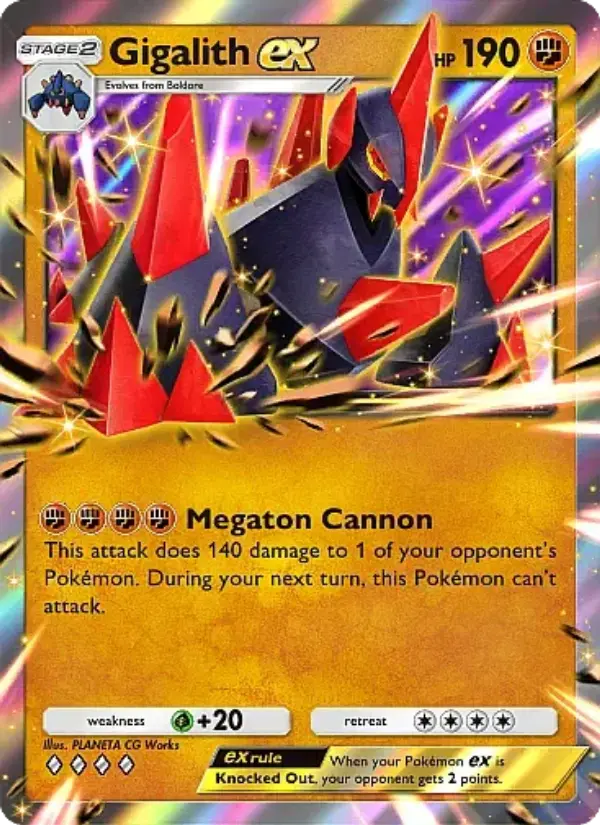 Gigalith ex — Fantastical Parade card #087
