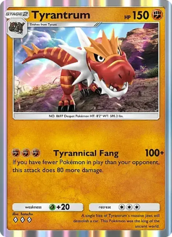 Tyrantrum — Fantastical Parade card #090