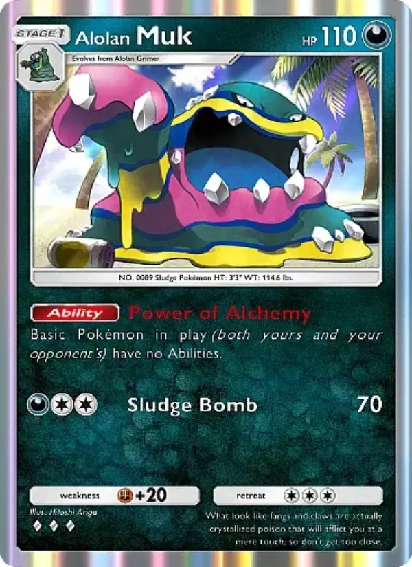 Alolan Muk — Fantastical Parade card #097