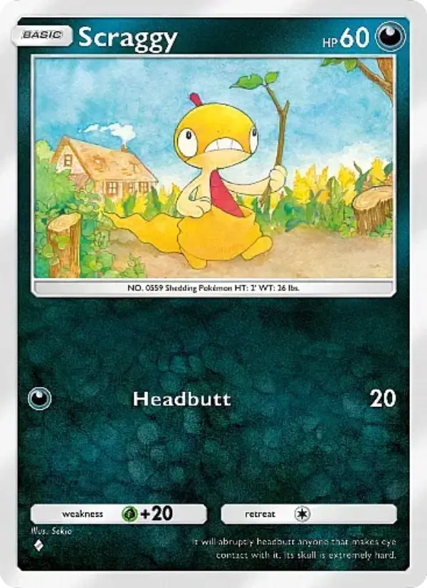 Scraggy — Fantastical Parade card #106