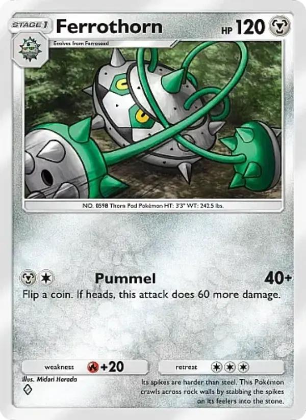 Ferrothorn — Fantastical Parade card #116