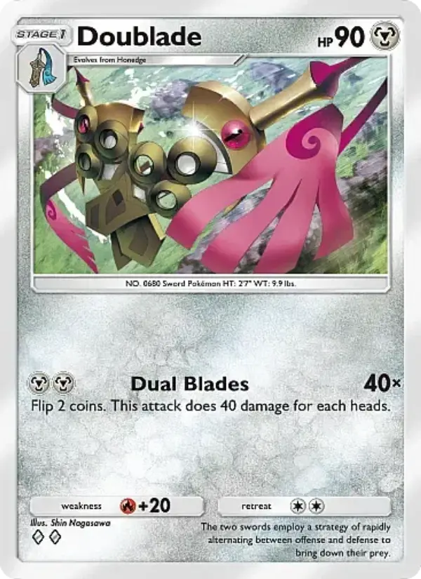 Doublade — Fantastical Parade card #119
