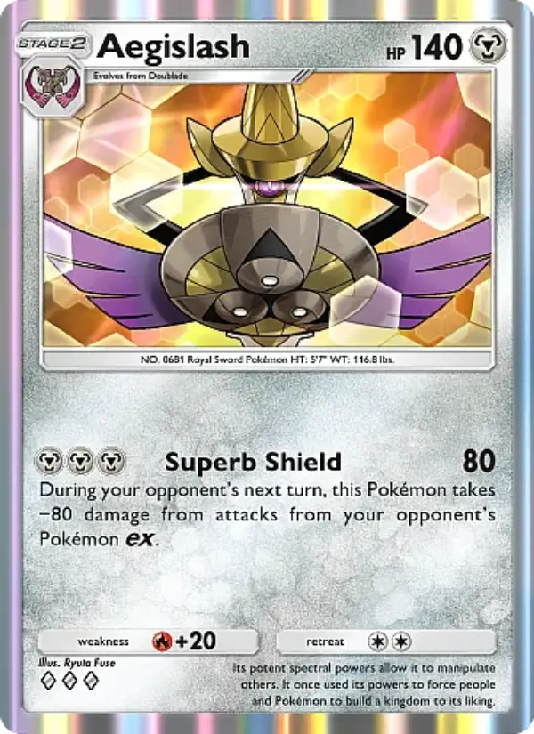 Aegislash — Fantastical Parade card #120