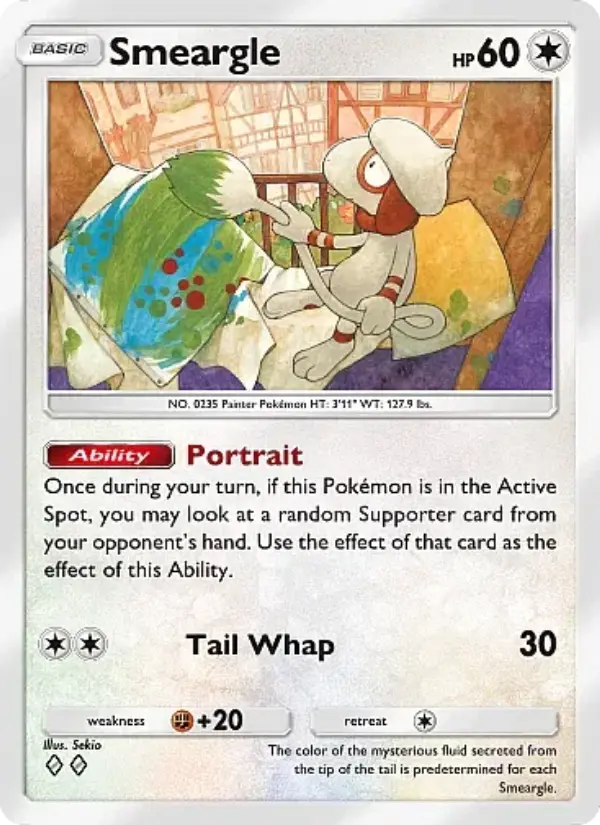 Smeargle — Fantastical Parade card #130