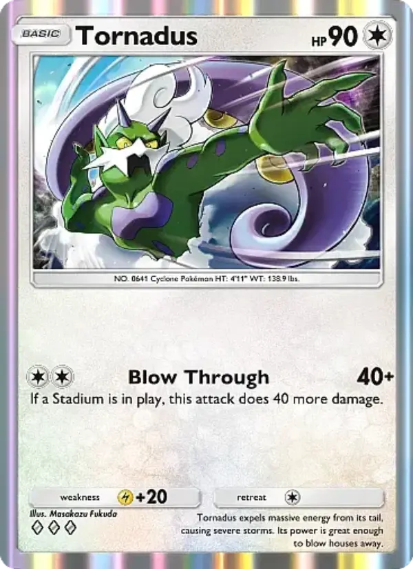Tornadus — Fantastical Parade card #138