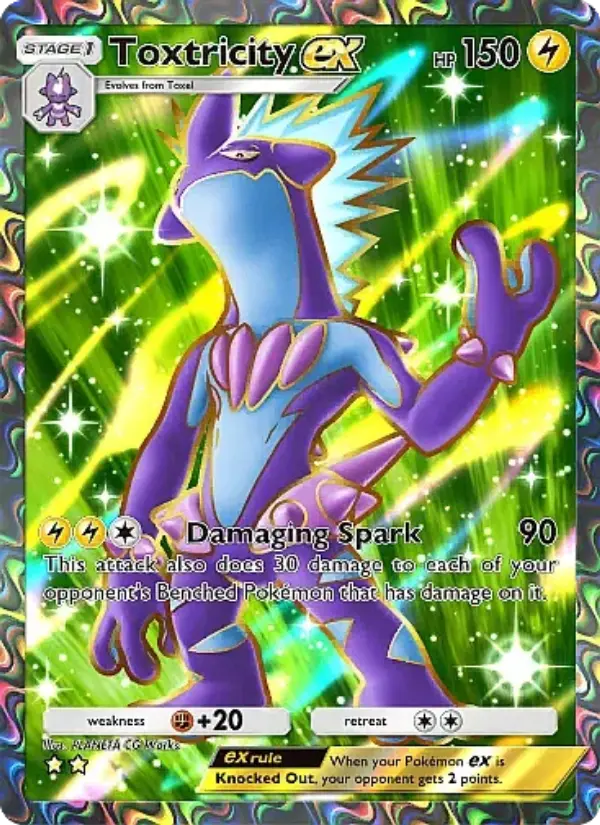 Toxtricity ex — Fantastical Parade card #184