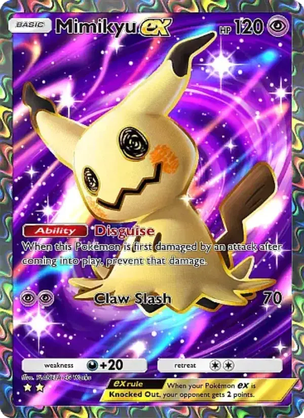 Mimikyu ex — Fantastical Parade card #186