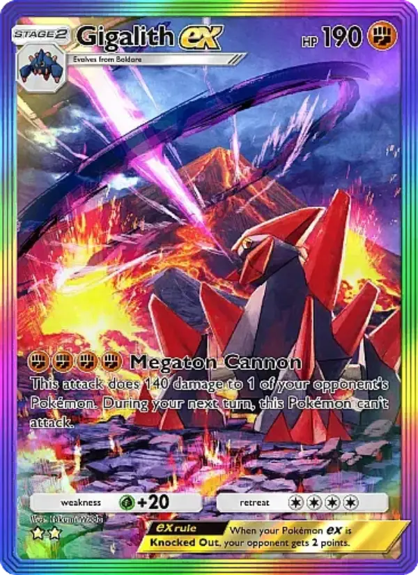 Gigalith ex — Fantastical Parade card #200
