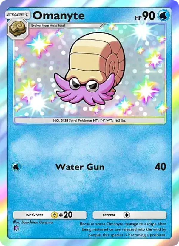 Omanyte — Fantastical Parade card #211