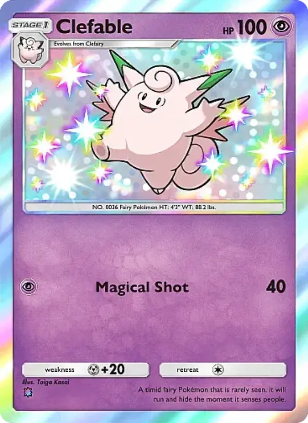 Clefable — Fantastical Parade card #215