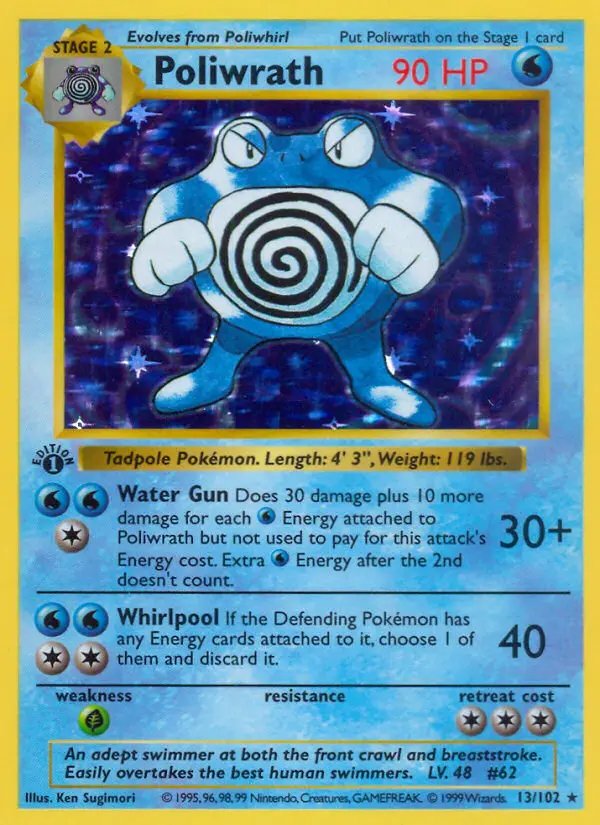Poliwrath — Base Set card #13