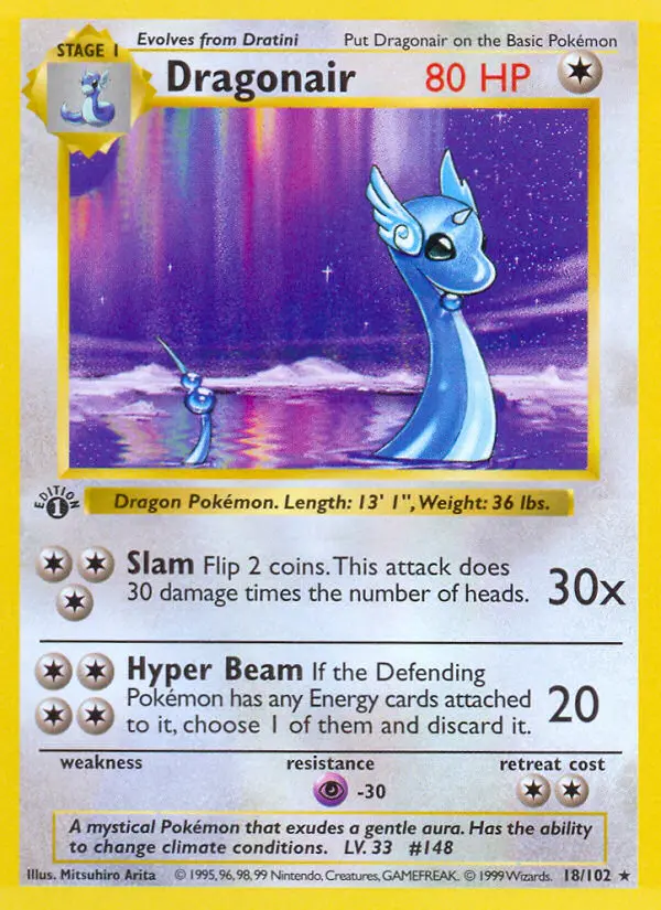 Dragonair — Base Set card #18
