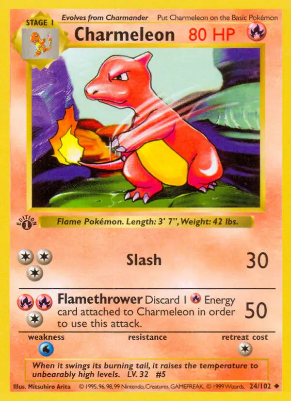 Charmeleon — Base Set card #24