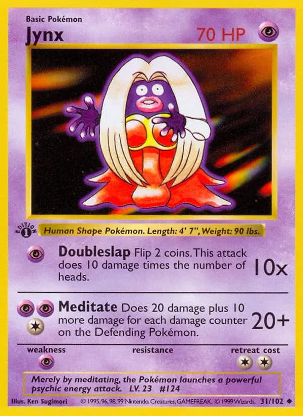 Jynx — Base Set card #31