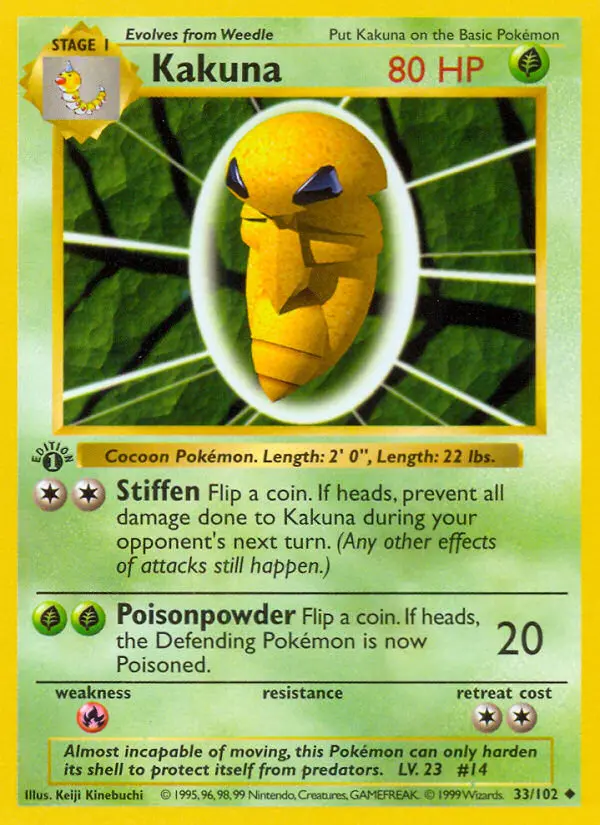 Kakuna — Base Set card #33