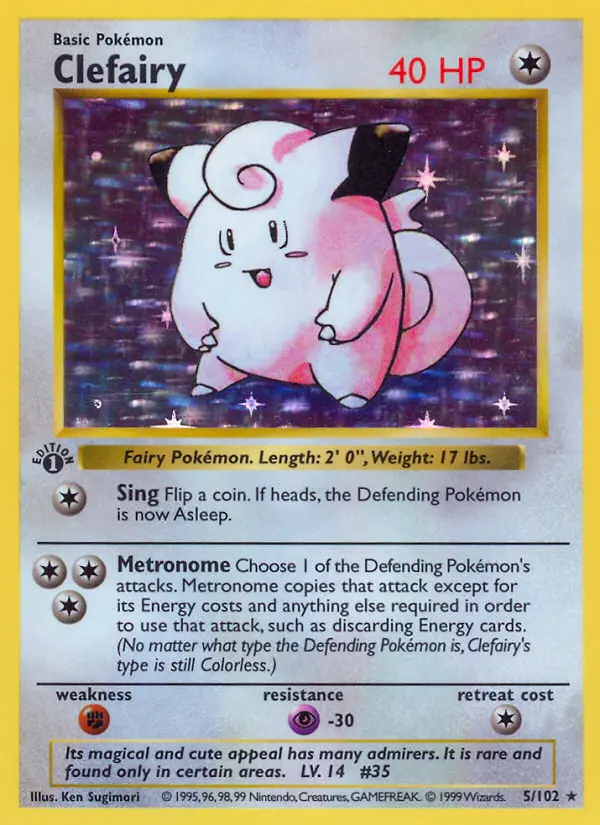Clefairy — Base Set card #5
