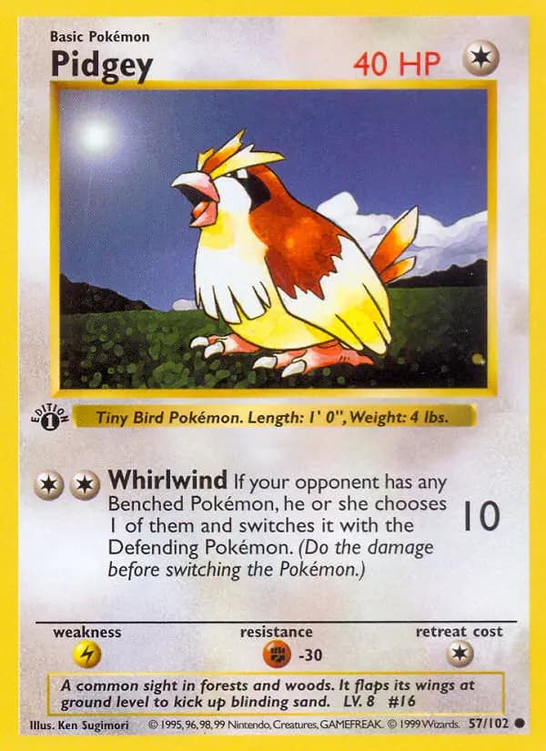 Pidgey — Base Set card #57