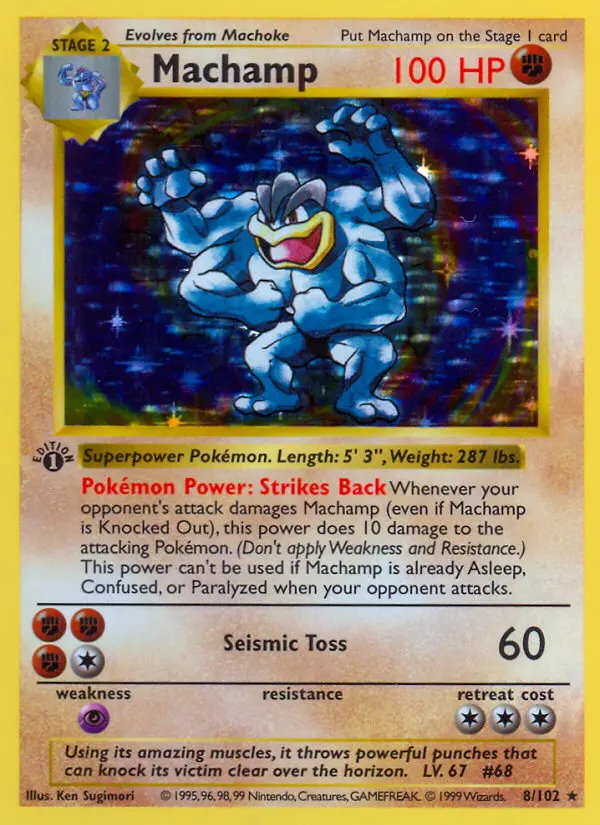 Machamp — Base Set card #8
