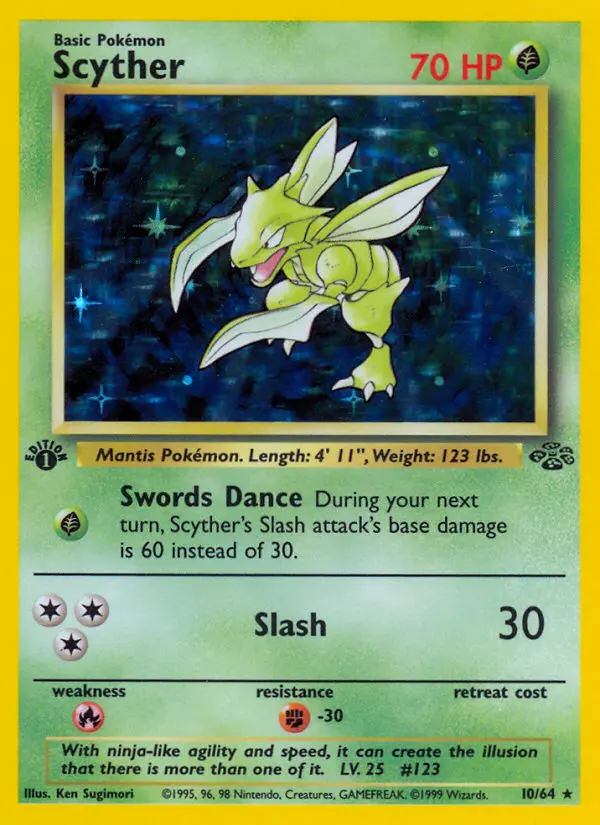 Scyther — Jungle card #10