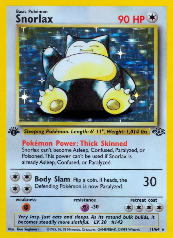 Snorlax — Jungle card #11