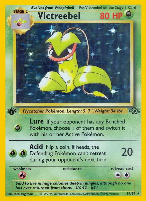 Victreebel — Jungle card #14