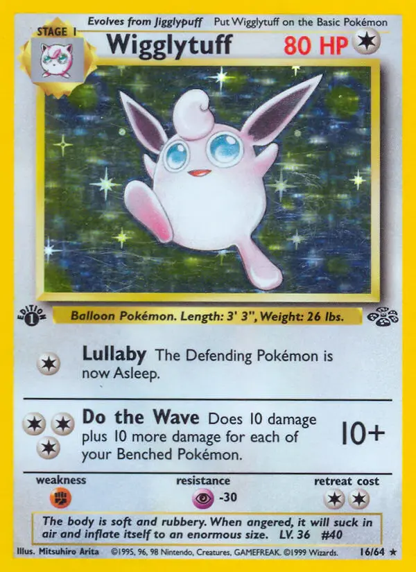 Wigglytuff — Jungle card #16