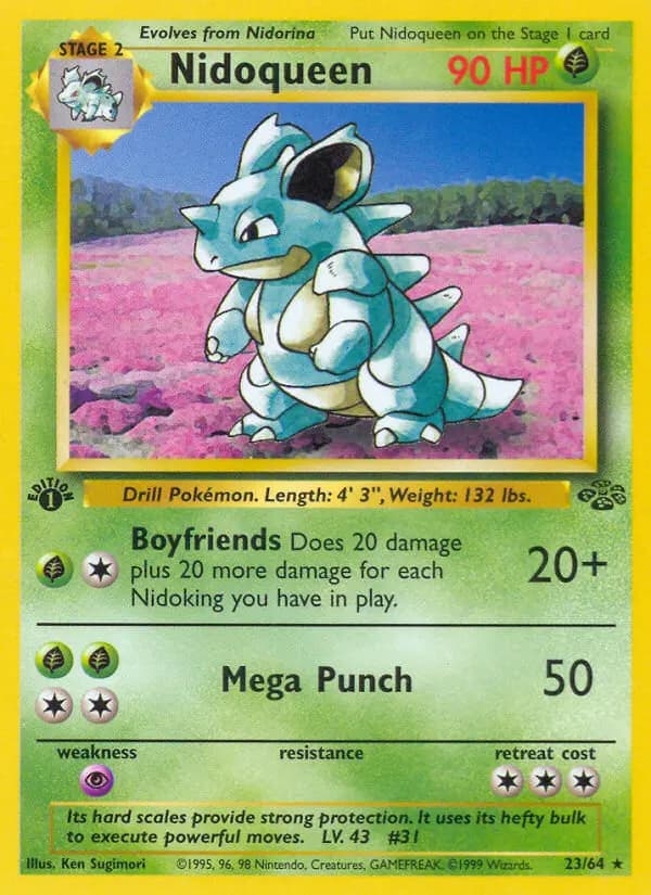 Nidoqueen — Jungle card #23