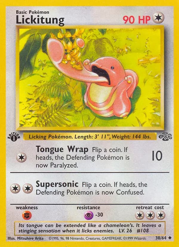 Lickitung — Jungle card #38