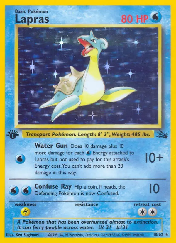 Lapras — Fossil card #10