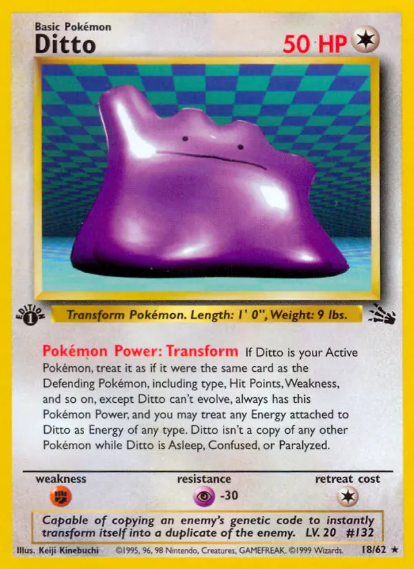 Ditto — Fossil card #18