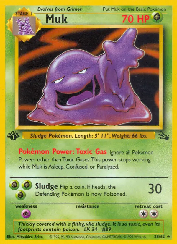 Muk — Fossil card #28