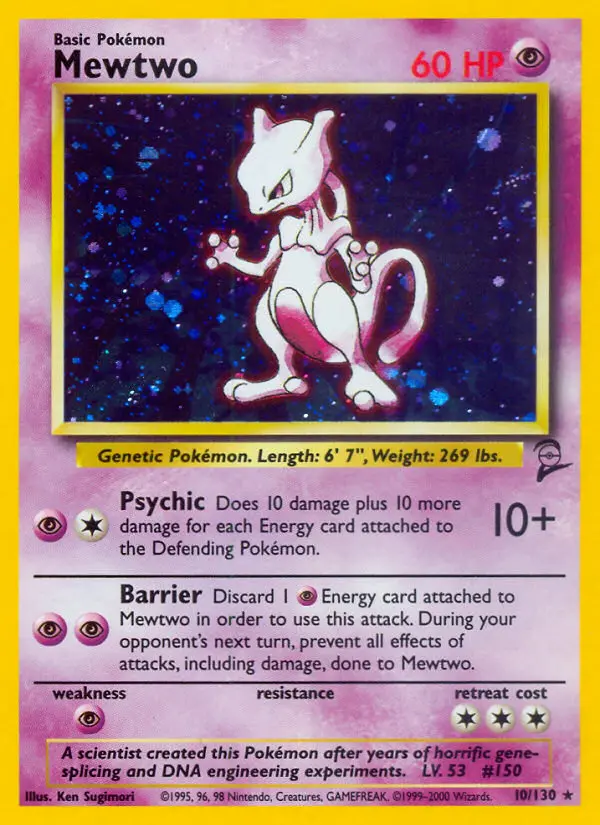 Mewtwo — Base Set 2 card #10