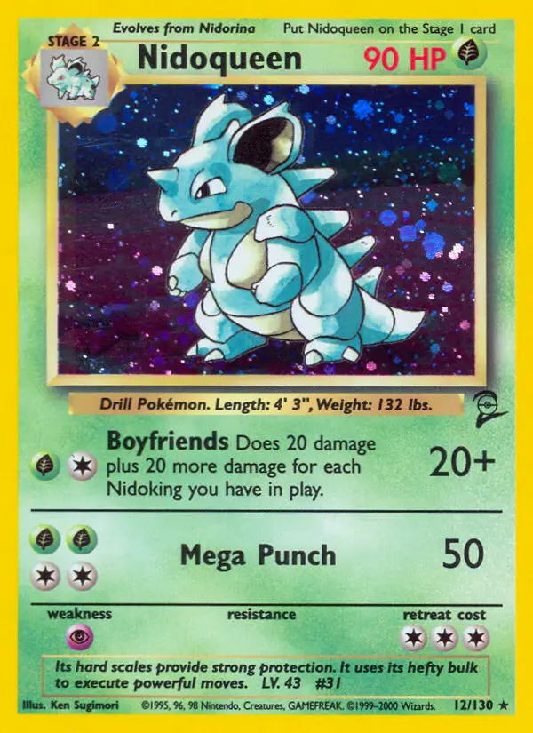 Nidoqueen — Base Set 2 card #12