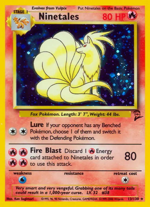 Ninetales — Base Set 2 card #13