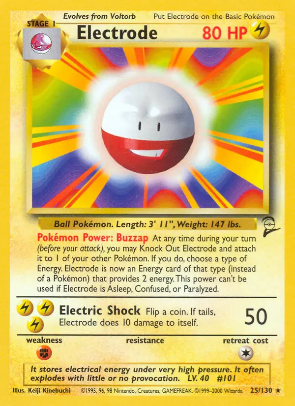 Electrode — Base Set 2 card #25