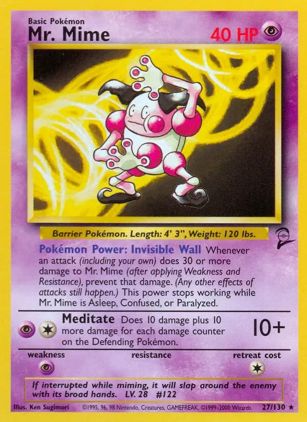 Mr. Mime — Base Set 2 card #27