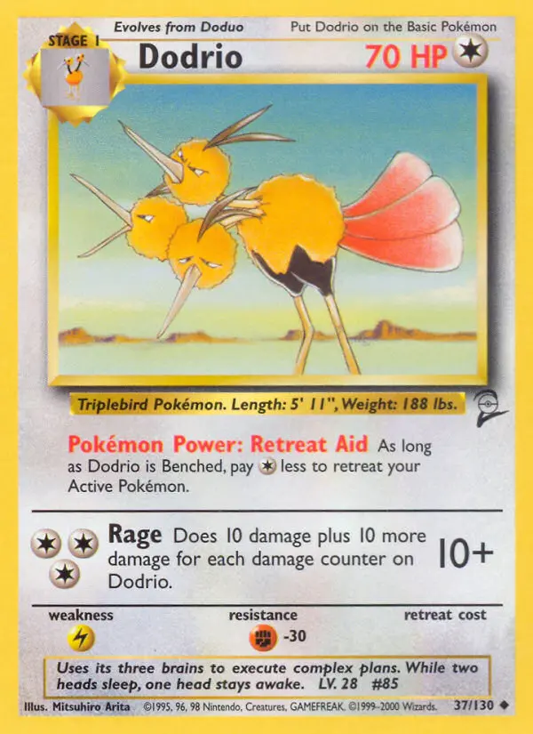 Dodrio — Base Set 2 card #37