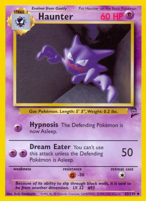 Haunter — Base Set 2 card #43