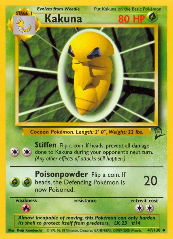 Kakuna — Base Set 2 card #47