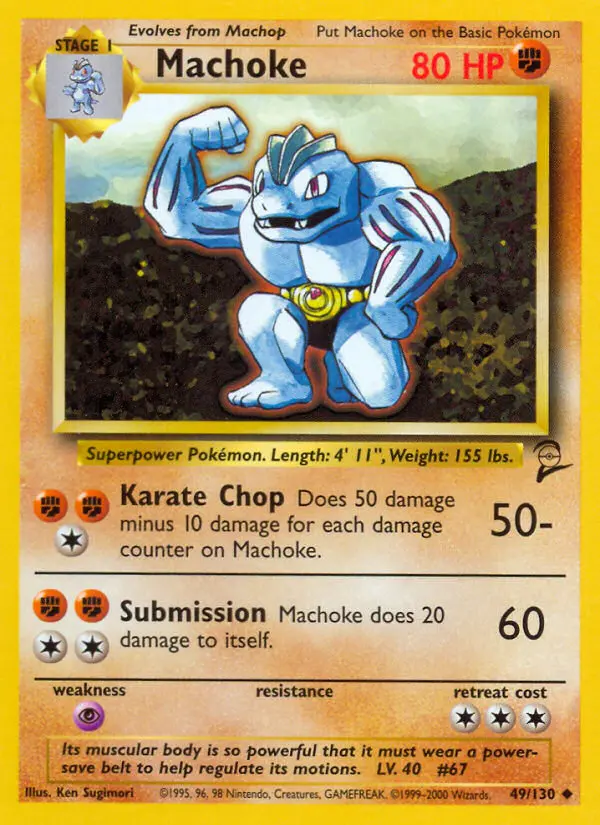 Machoke — Base Set 2 card #49