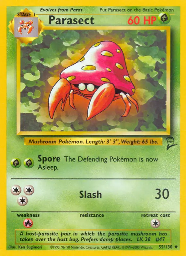 Parasect — Base Set 2 card #55