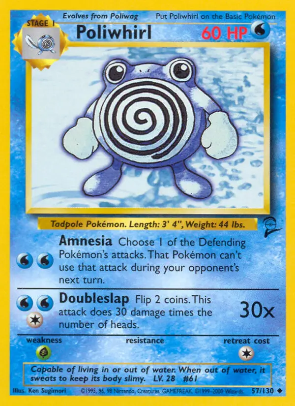 Poliwhirl — Base Set 2 card #57