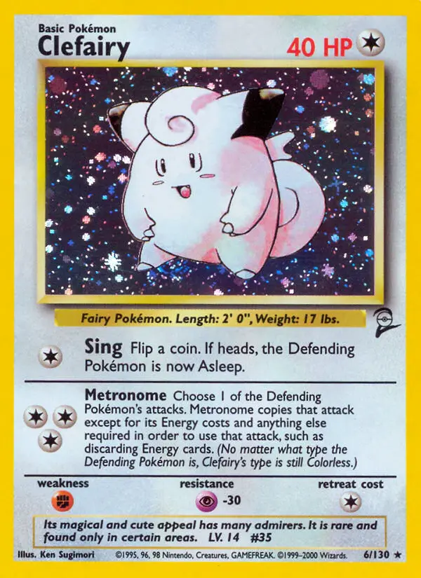 Clefairy — Base Set 2 card #6